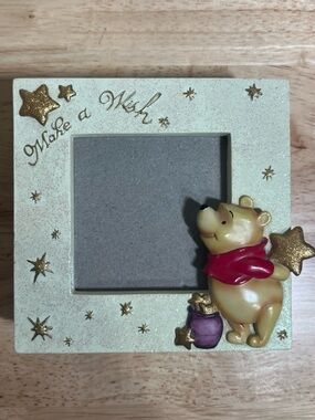 Winnie the Pooh Vintage Photo Frame Trinket Box ‘Make a Wish’ Keepsake Disney